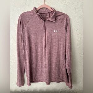 Under Armour Light Pink quarter zip